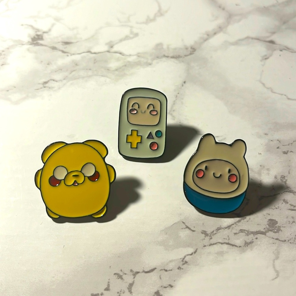 Adventure time enamel pin bundle